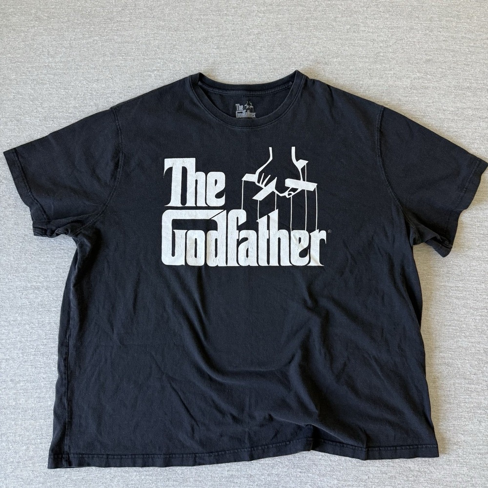 The‎ Godfather Men's Movie Logo T-Shirt 3XL Black  100% Cotton Official Brand